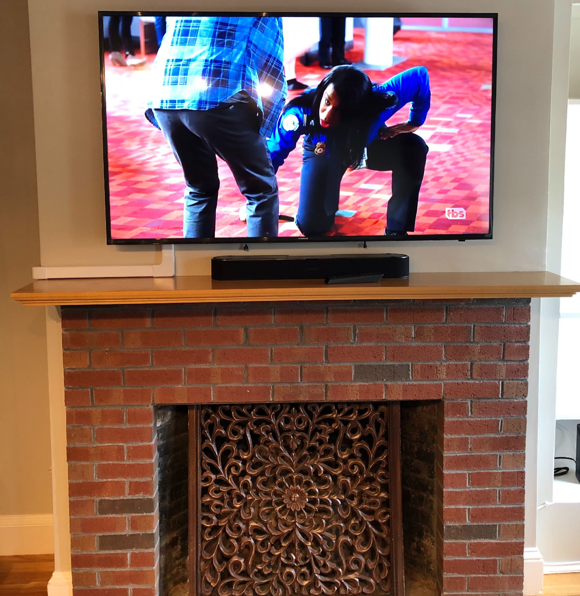Led Tv Over Fireplace Heat