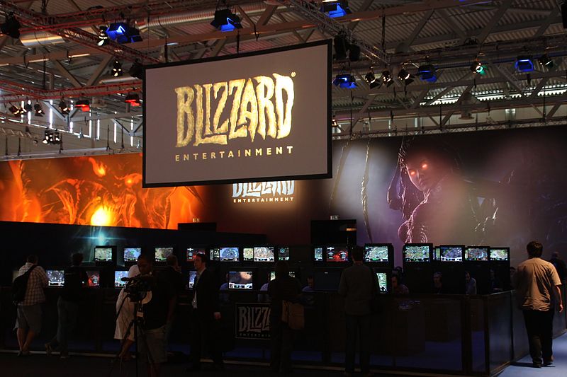 Blizzard Entertainment's Gamescom booth. LA phone repair just got even more important