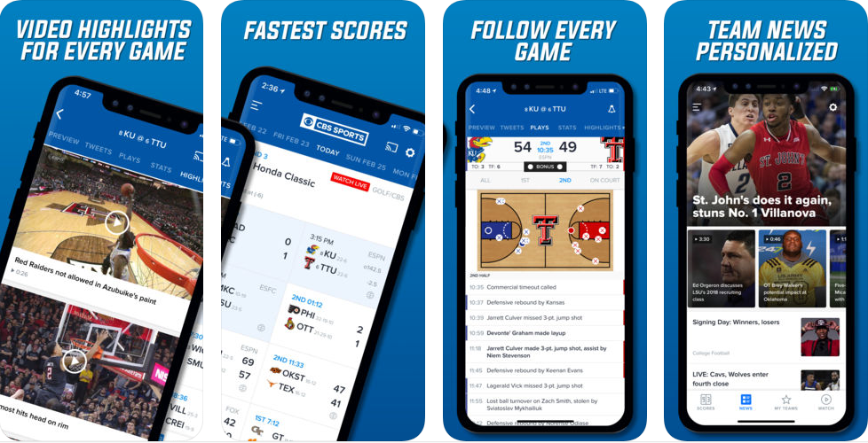 March Madness app - CBS Sports