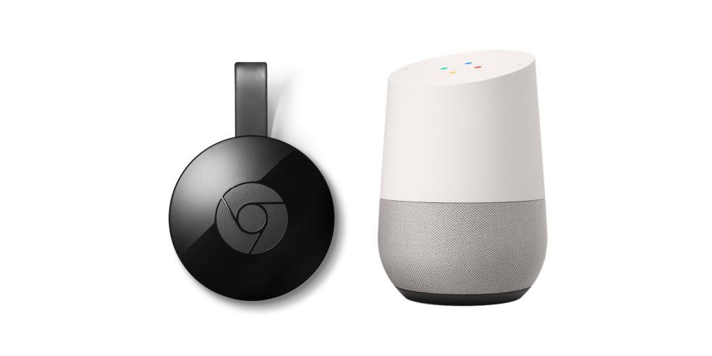 Google home and chrome cast device