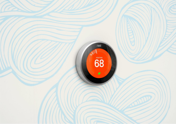 April showers: nest thermostat
