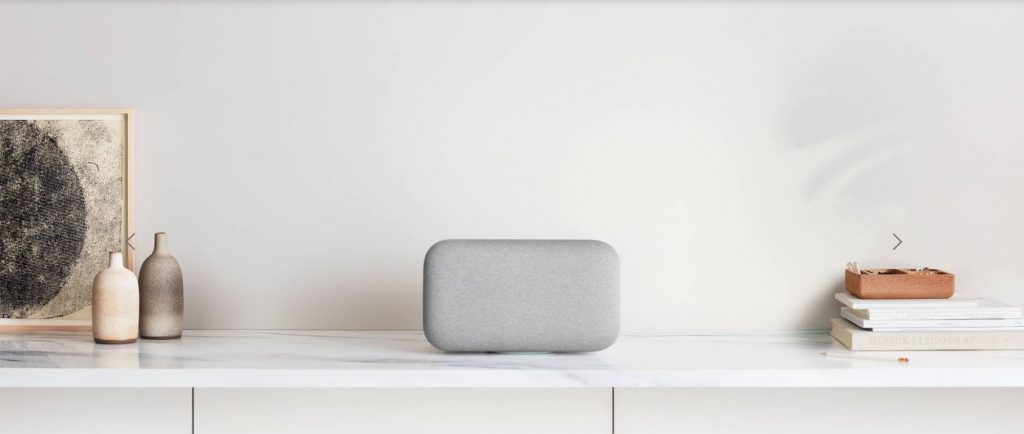Picture of Google Home Max on table