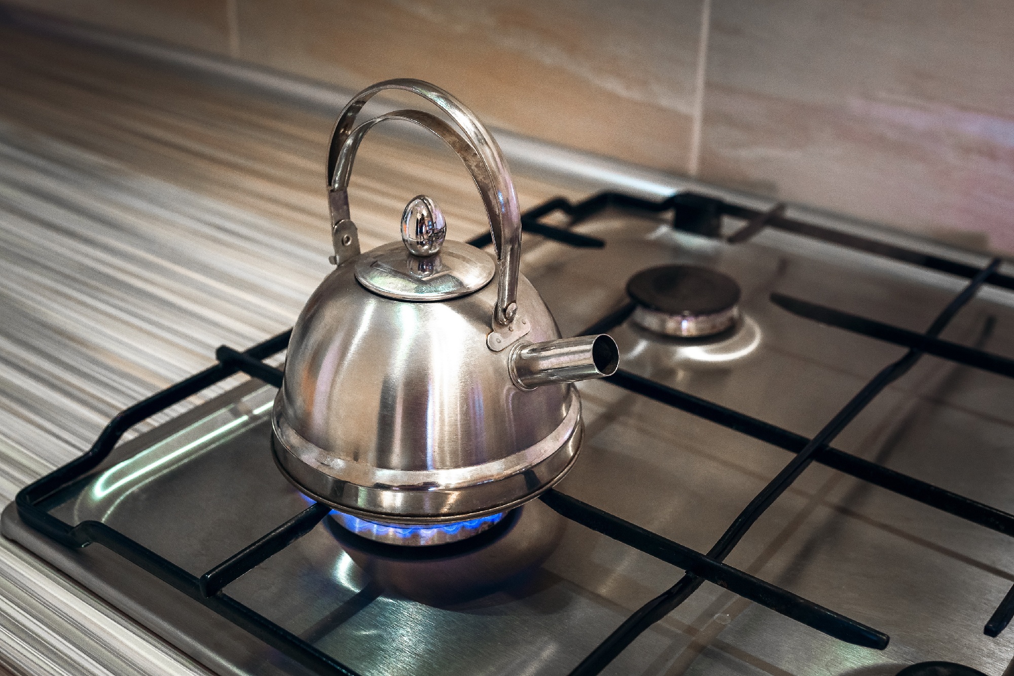 boiling water to pour down drain