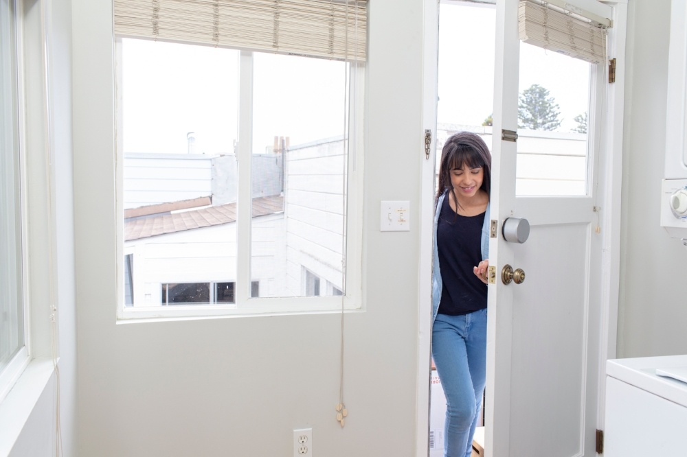 August Smart Lock on back door