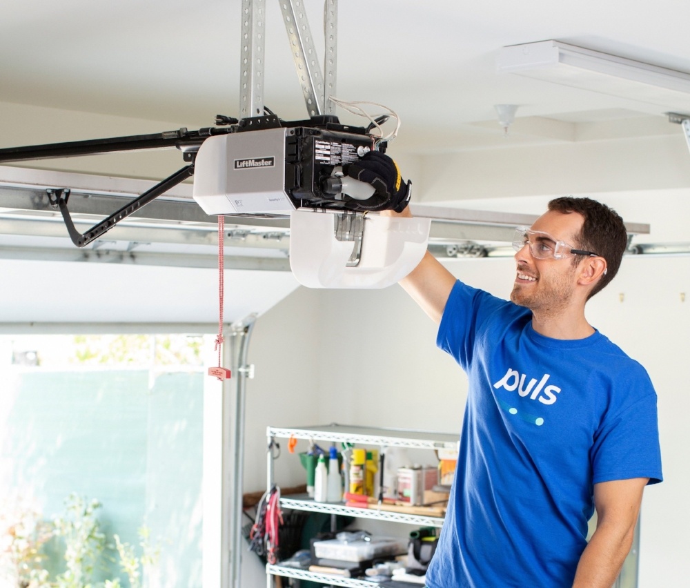 How To Adjust Force On A Liftmaster Garage Door Opener With Manual Adjustment Controls Youtube