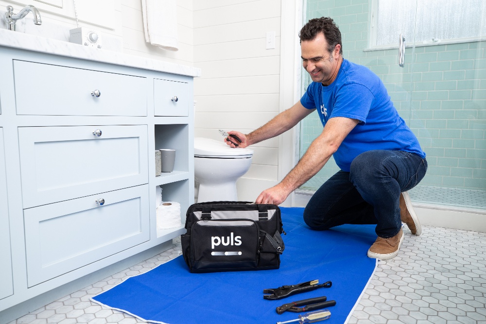 toilet repair with Puls