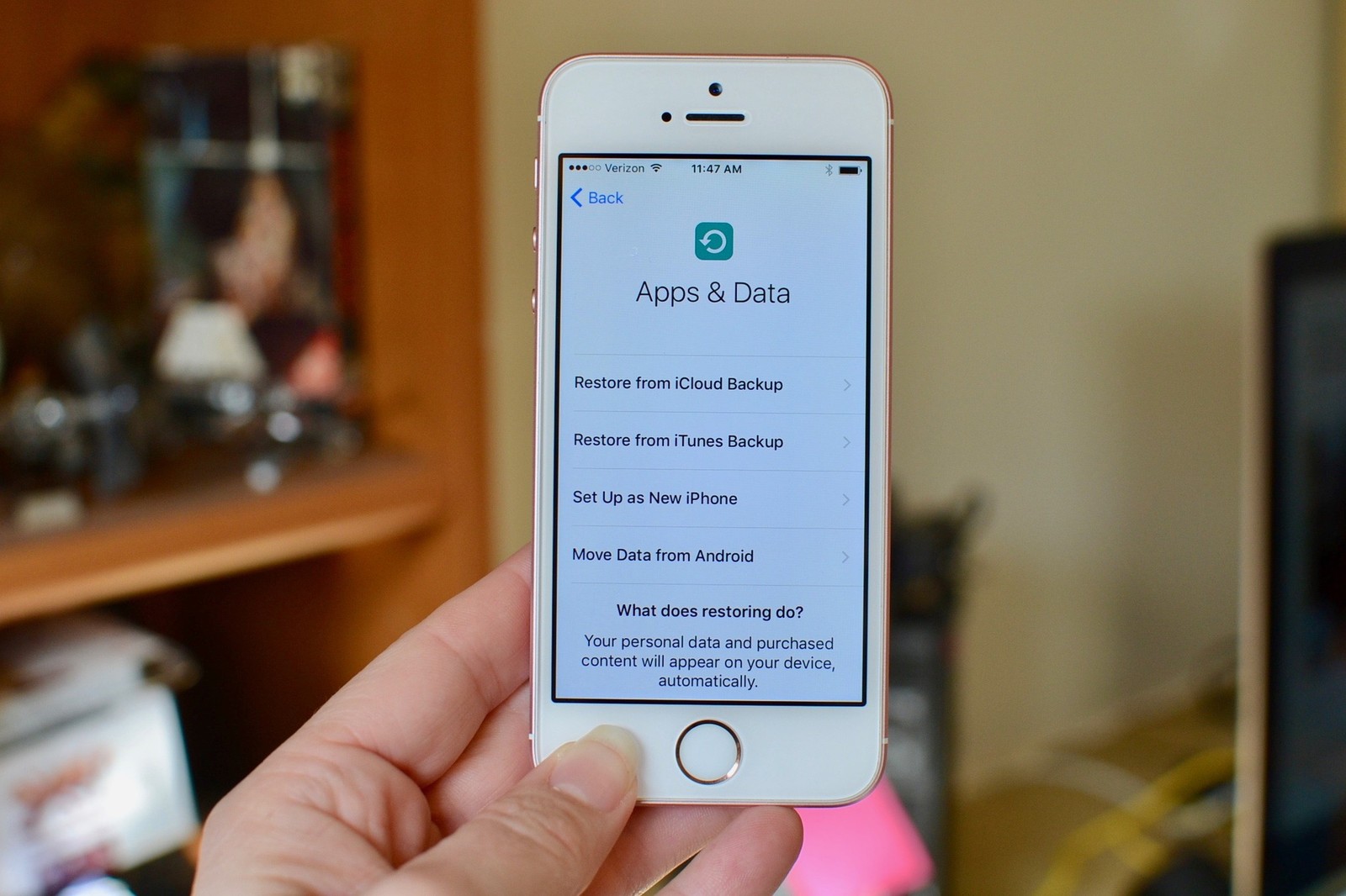 how to back up data on iPhone