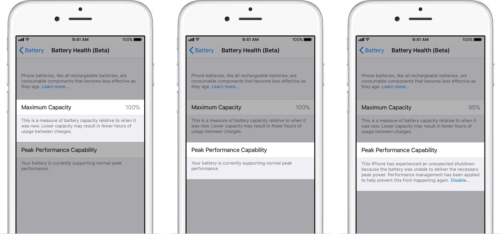 check iPhone 8 battery health