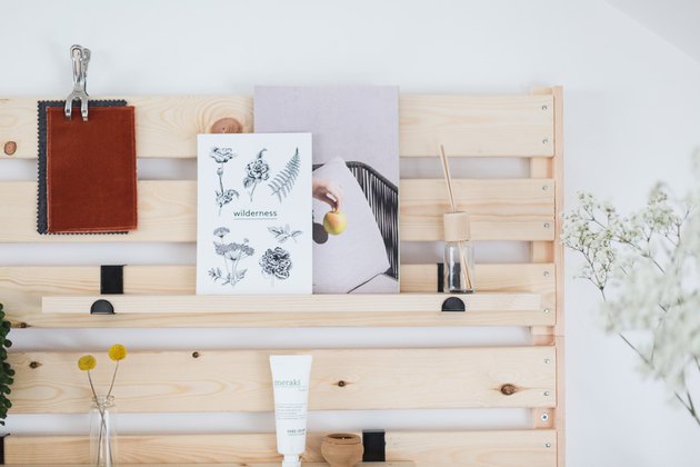 One of the best Ikea hacks is to turn a large, clunky shelving unit into a sleek art display. 