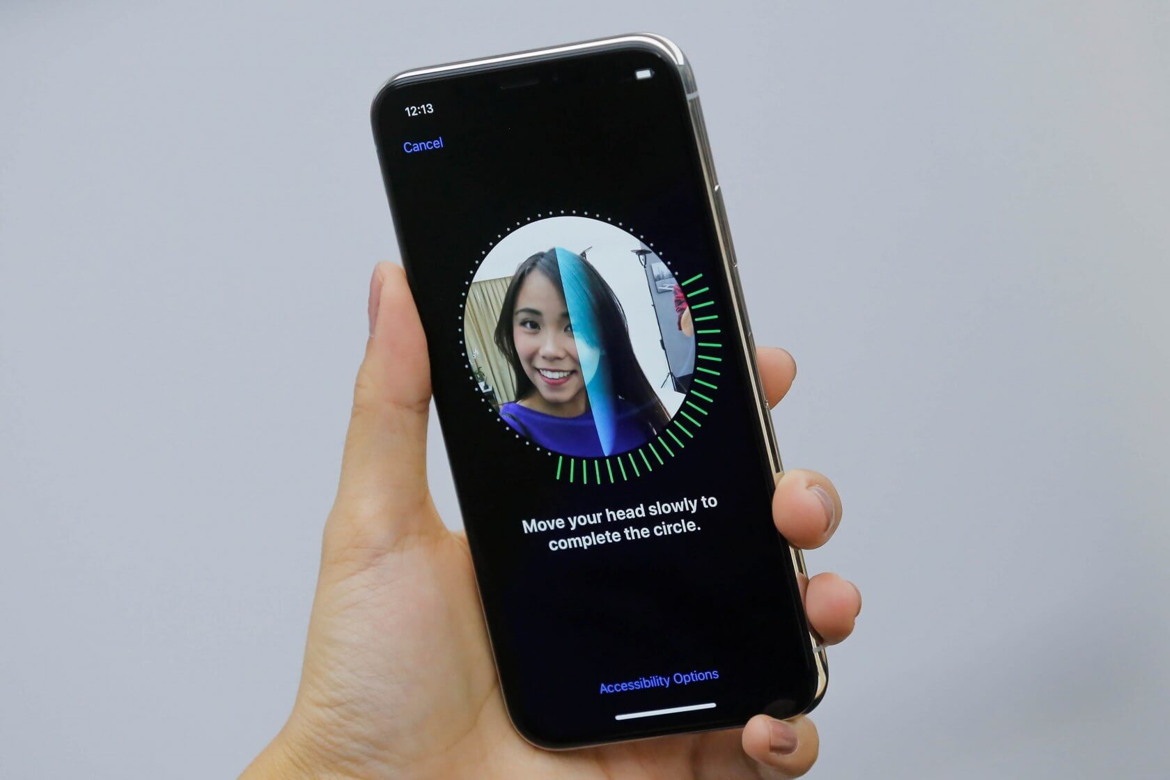 iPhone X facial recognition