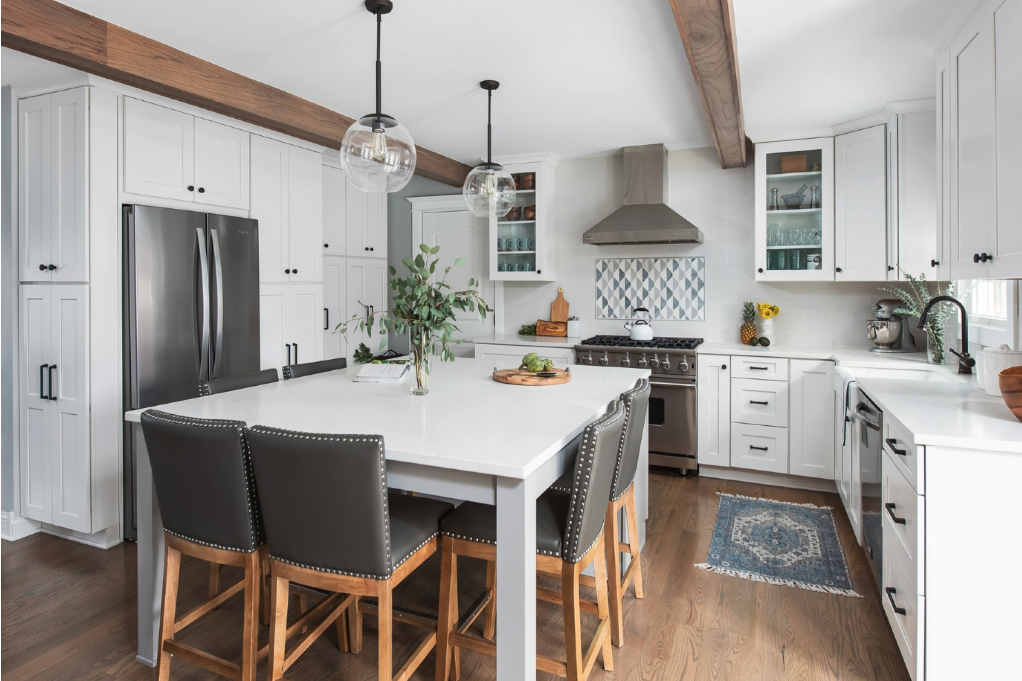 We love this beautiful kitchen by Chad Esslinger Design.