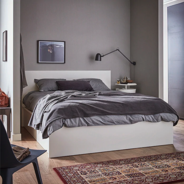 Another great piece of Ikea furniture for the bedroom is the Malm storage bed.