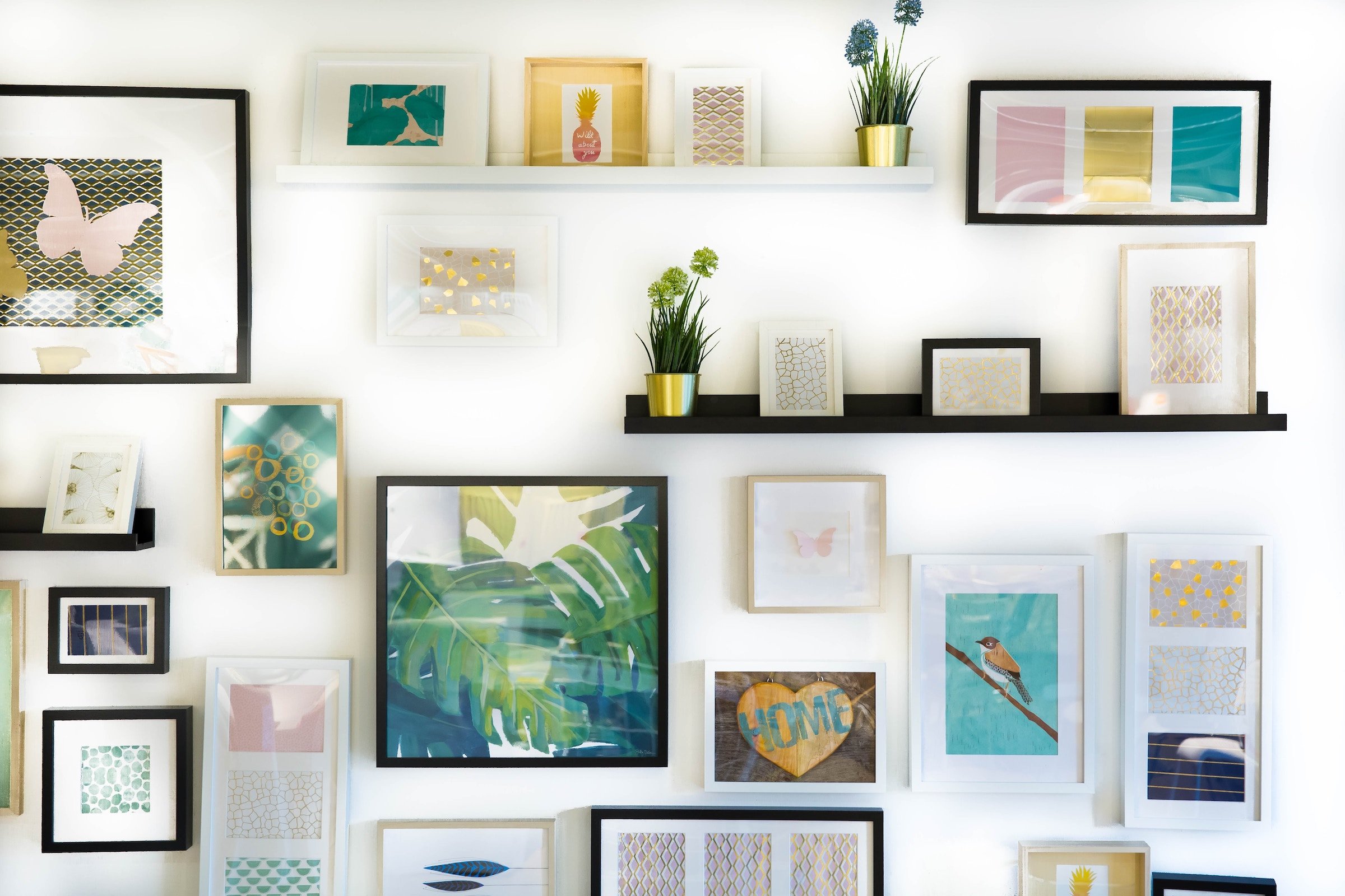 Hanging pictures on clearance stud walls