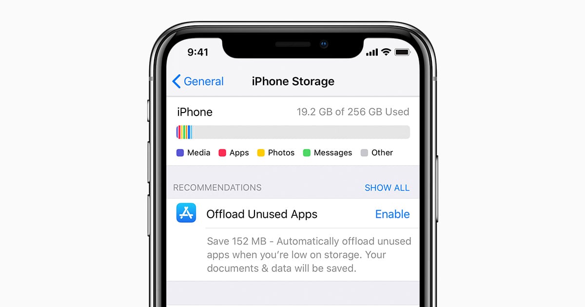 Your iPhone may be unresponsive because it's out of storage