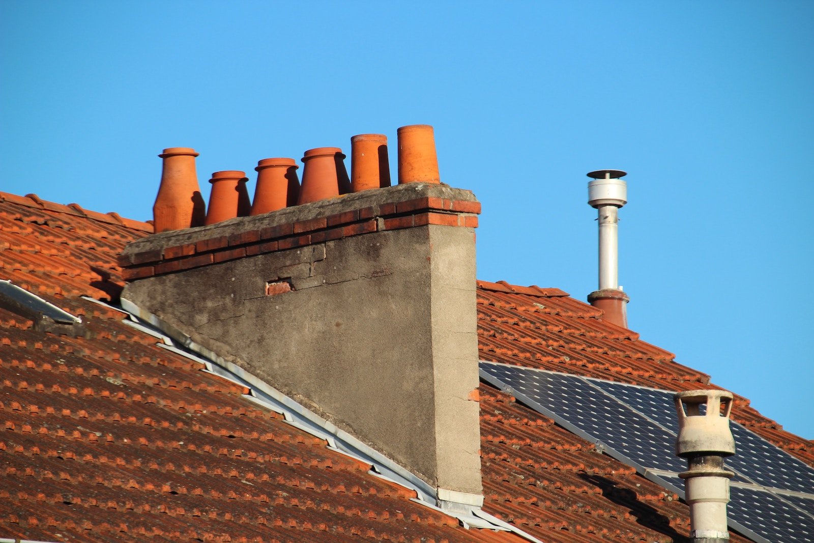 Roof maintenance checklist: are there any rust spots on the flashing?