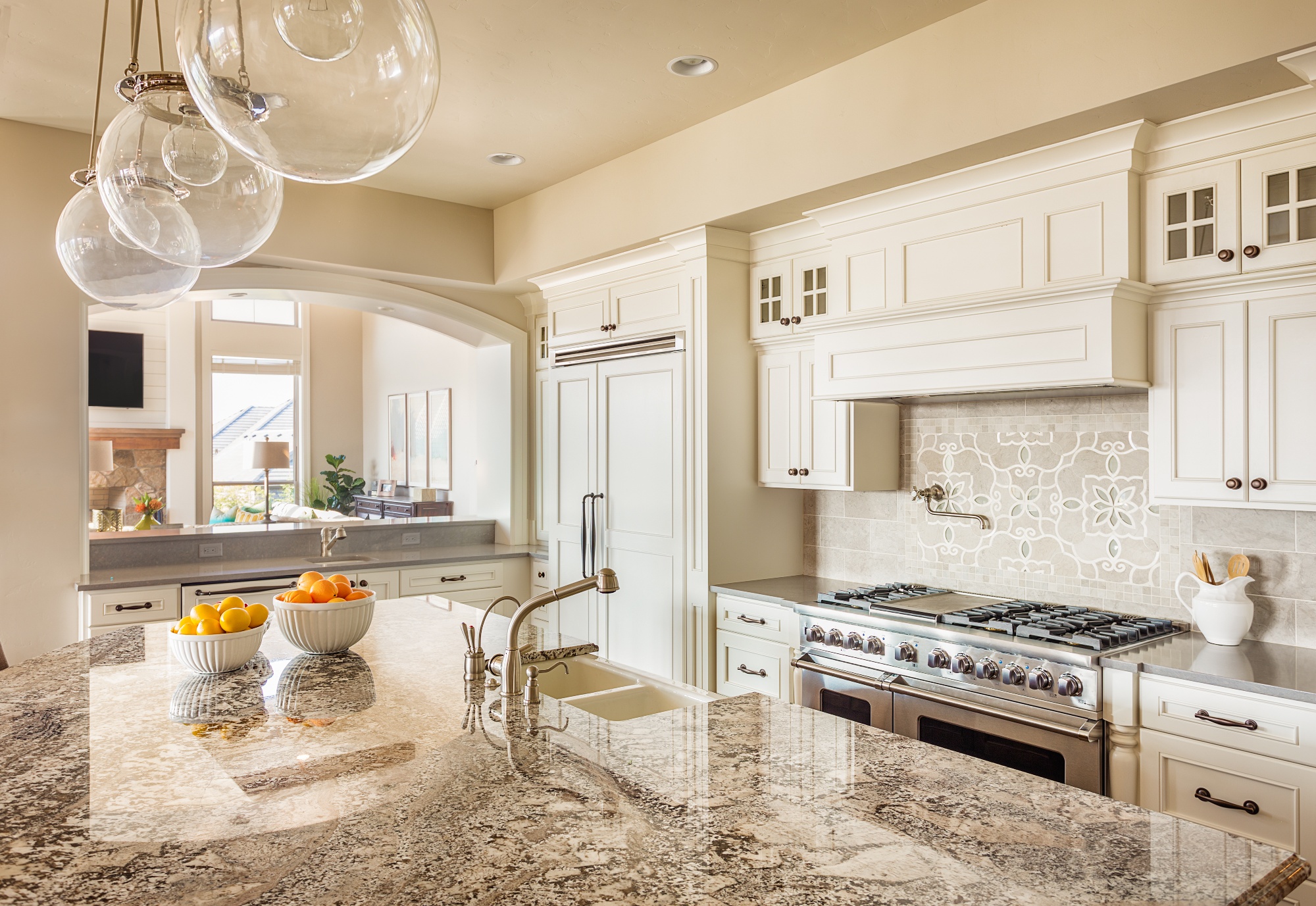 modern kitchen with new appliances